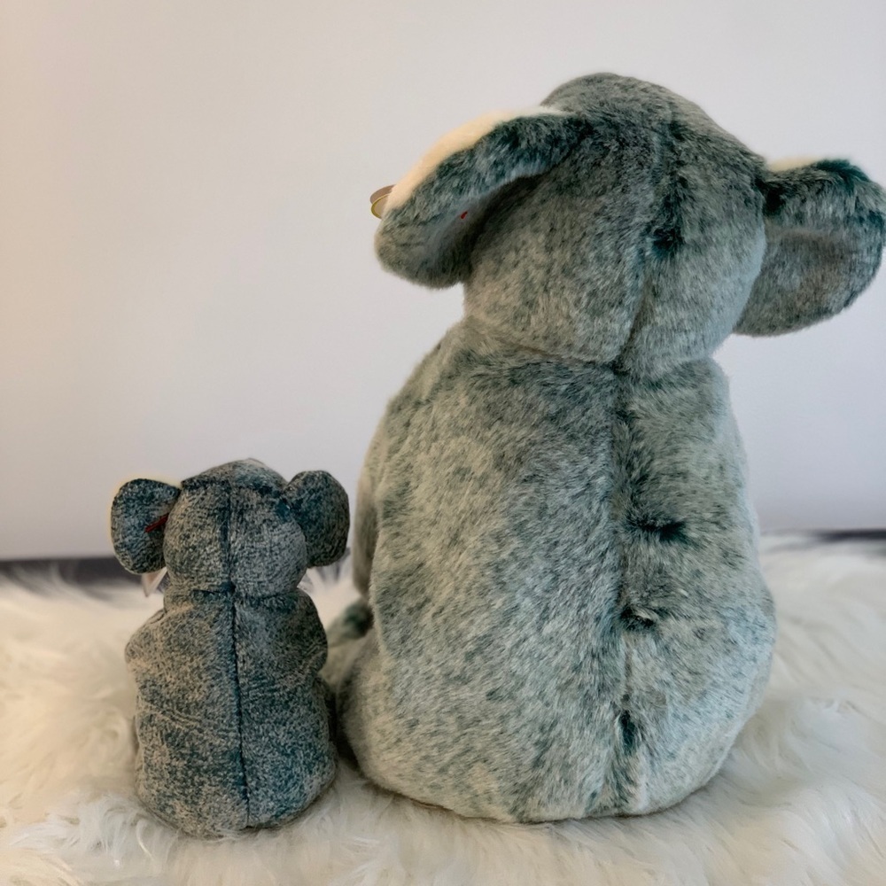 Ty (30) Koala Plush Pair in Green and Cream “Eucalyptus” - Picture 4 of 16
